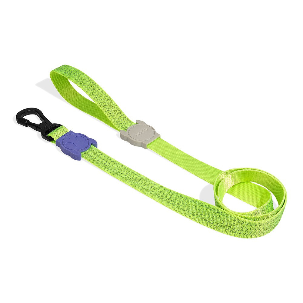 Zee.Dog Nox Lumen Leash Durable For Dog, Extra Small, Lime Green