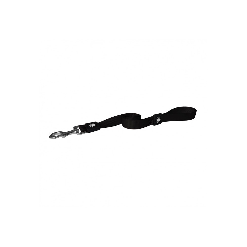 Doco 6 Feet Signature Nylon Leash For Dogs, Black, Medium