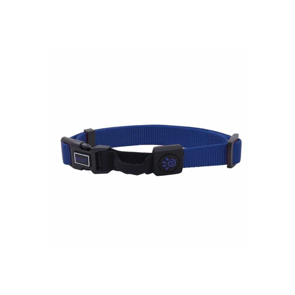 Doco The Quiet Nylon Dog Collar, Blue Colour, Large