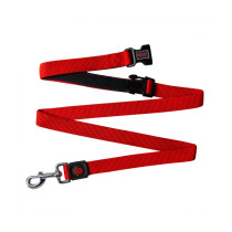 Doco Easy-Snap Hands Free Leash, 6Ft, DCS2072, Red, Medium