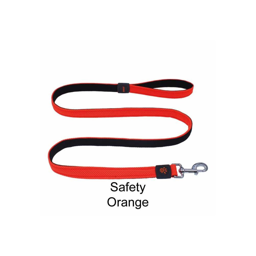 Doco Jelly Bean Leash, 6Ft, DCA1160, Safety Orange, XS