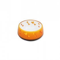 All For Paws Love Bowl For Dog, Orange Colour, Small