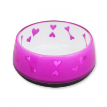 All For Paws Love Bowl For Dog, Pink Colour, Large