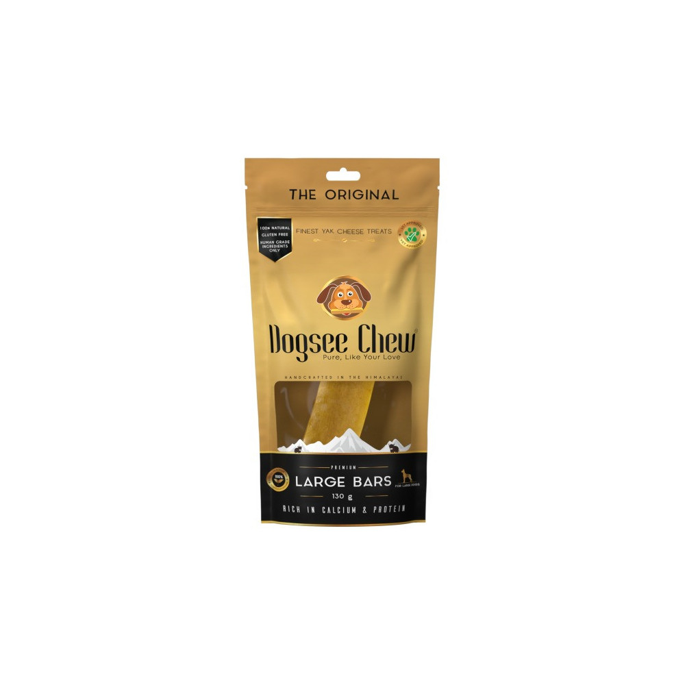 Dogsee Large Bars, Long-Lasting Dental Chews For Large Dogs, 130 G