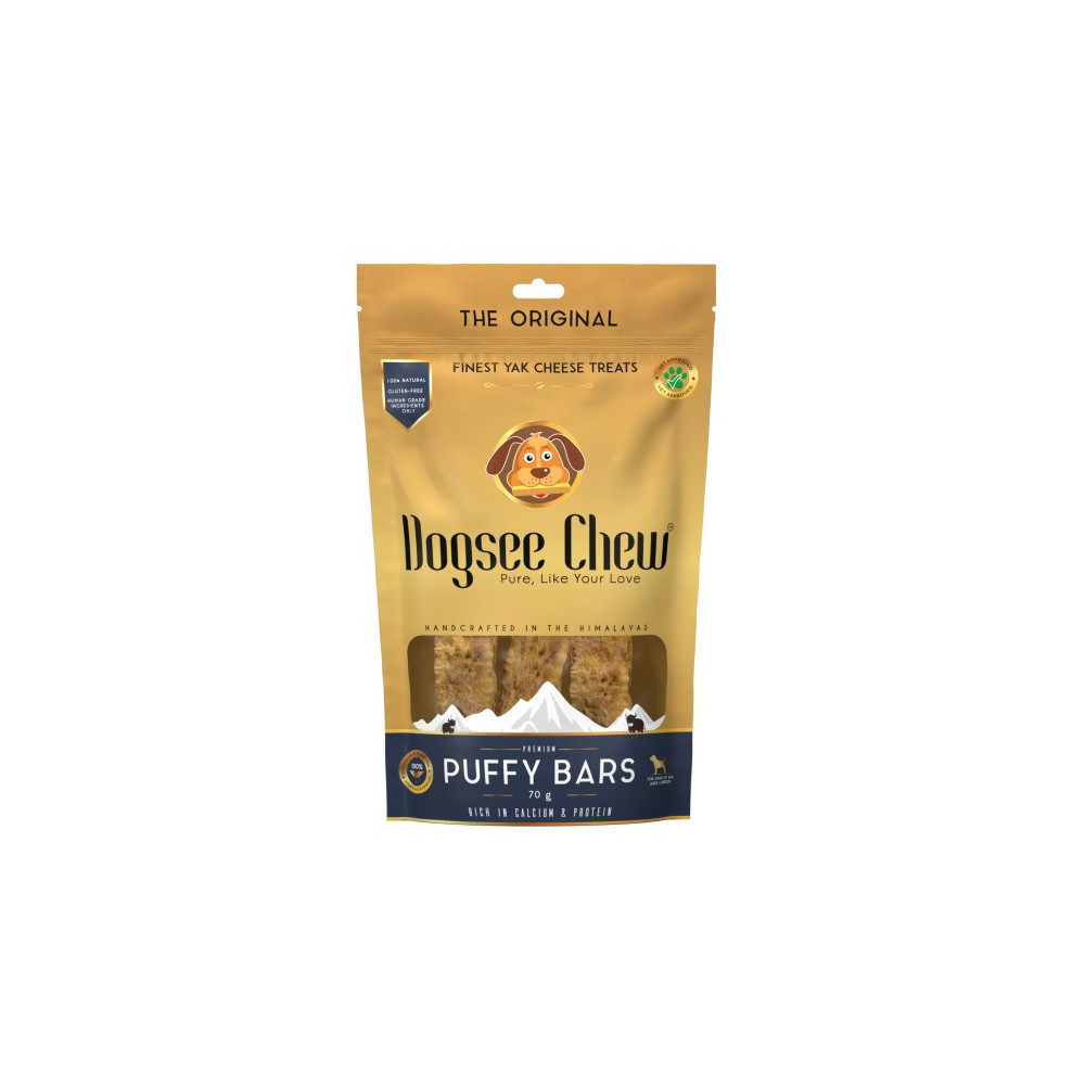 Dogsee Puffy Bars, Soft Dental Dog Treats, 70 Gram