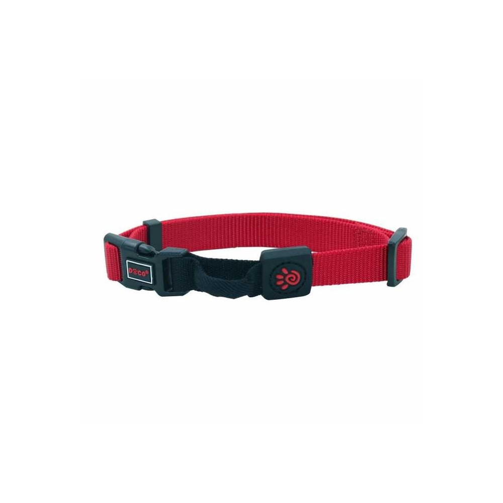Doco The Quiet Pet Collar, DCSN011, Red, Medium