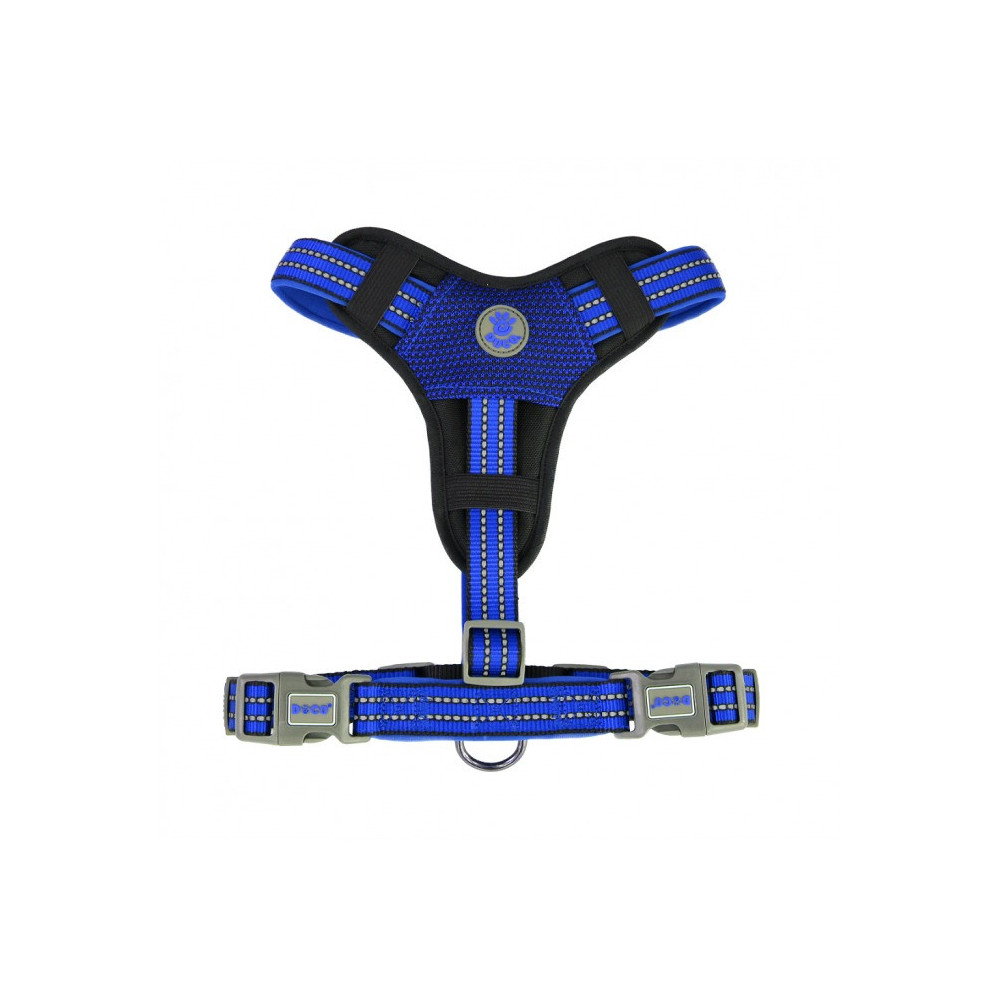Doco Vario Chest Plate Harness W/Neoprene, DCV206, Blue, Medium