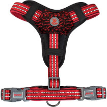 Doco Vario Chest Plate Harness W/Neoprene, DCV206, Red, Large