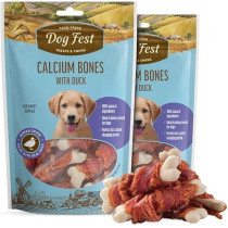 Dog Fest Calcium Bones With Duck For Puppies, 90G
