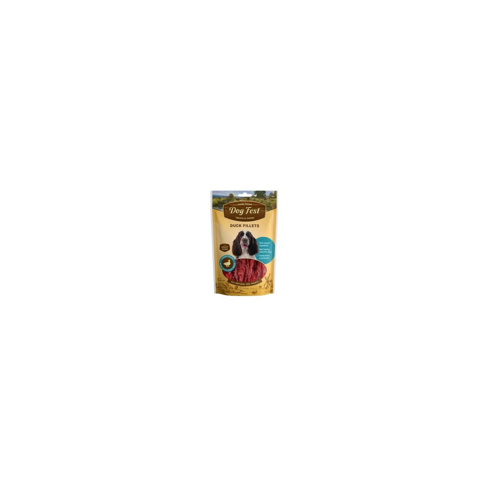 Dog Fest Duck Fillets For Adult Dog Treats, 90 Gram