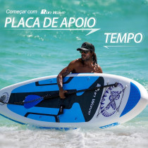 Runwave Inflatable Stand Up Paddle Board Non Slip Deck with Premium SUP Accessories Wide Stance Bottom Fins for Surfing Control Youth Adults Beginner