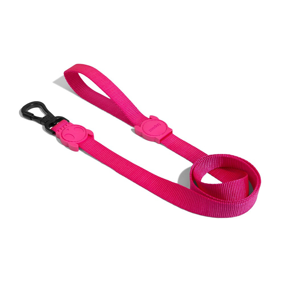 Zee.Dog Pink Led Leash For Dog, Extra Small Length 1.2 m