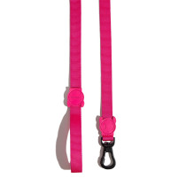Zee.Dog Pink Led Leash For Dog, Extra Small Length 1.2 m