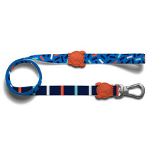 Zee.Dog Atlanta Leash For Dog, Blue, Small, Length 1.2 m