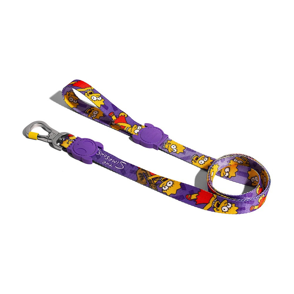 Zee.Dog Lisa Simpson Leash For Dog, Extra Small Length 1.2 m