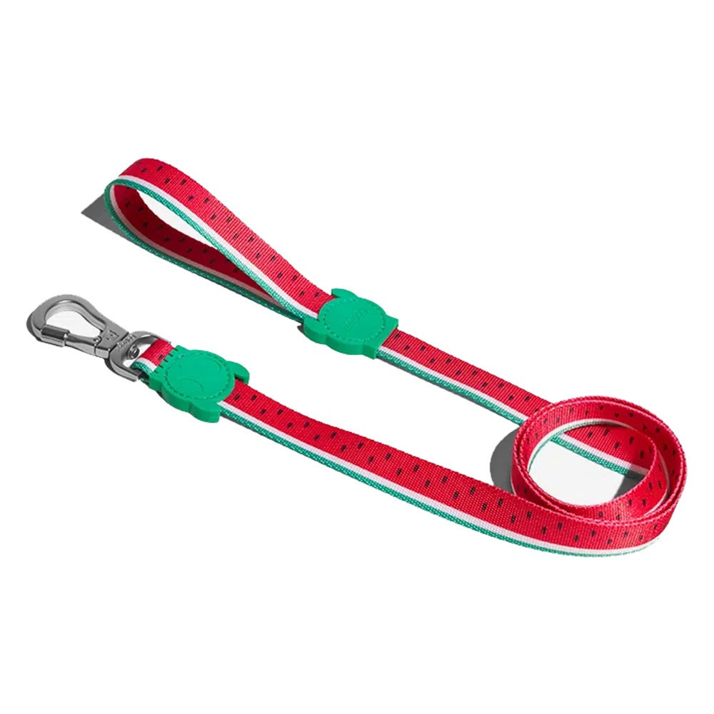 Zee.Dog Lola Leash For Dog, Red, Large Length 1.2 m
