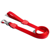 Zee.Dog Neopro Coral Leash For Dog, Red, Extra Small Length 1.2 m