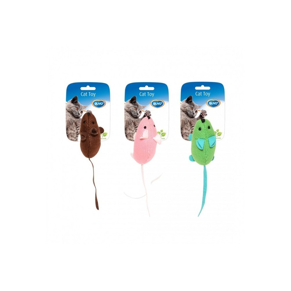 Duvo+ Assortment Of Mouse Toy For Cats, Multicolour, 3 Pieces