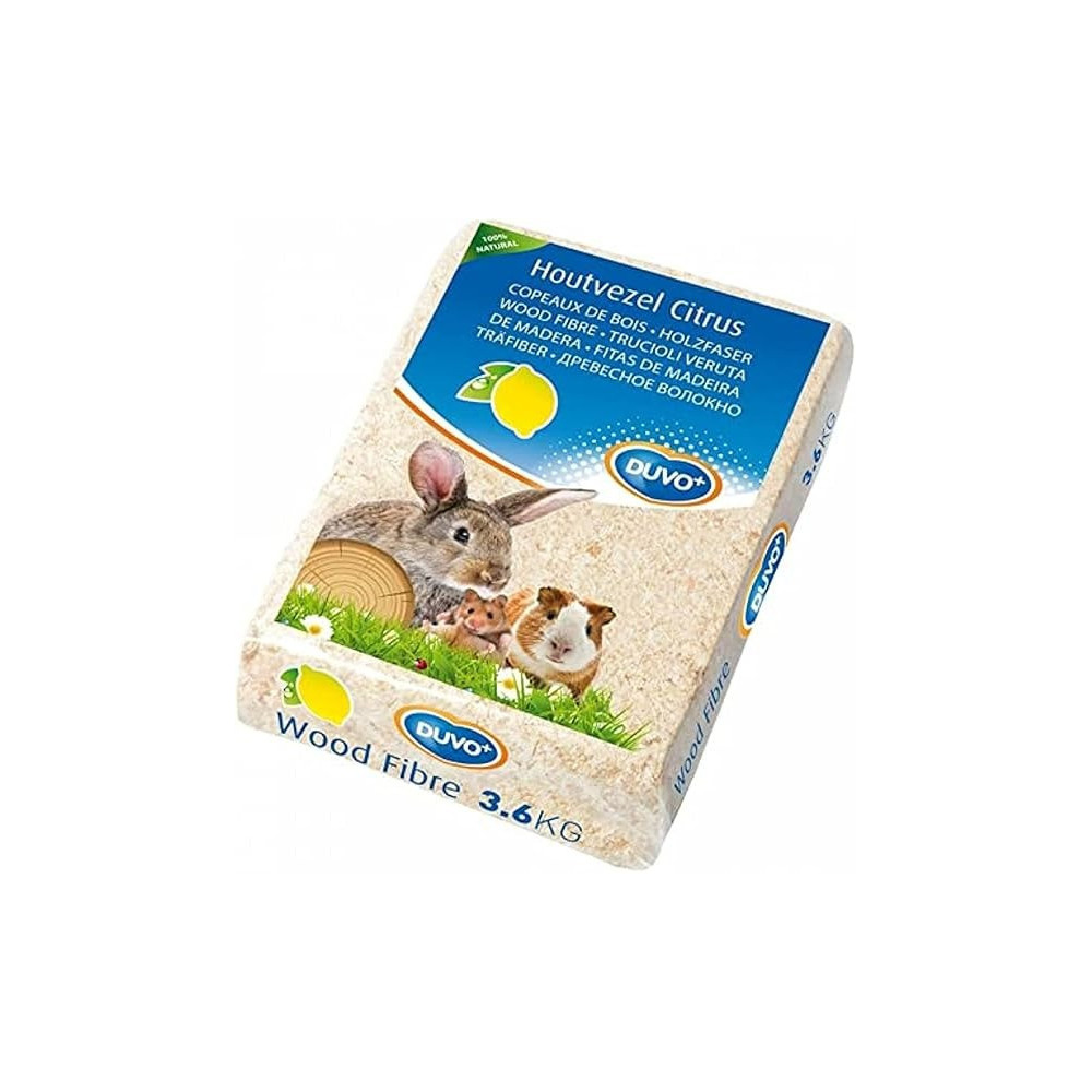 Duvo+ Natural Wood Fibre Lemon Flavour For Pets, 3.6 Kg