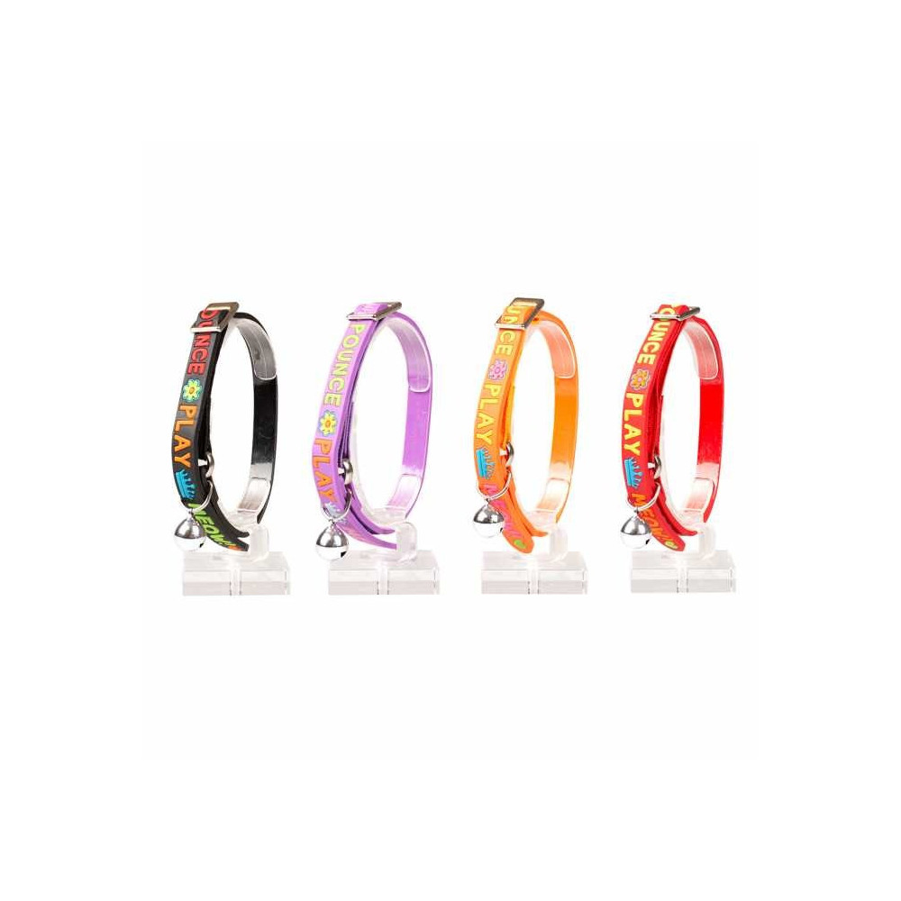 Duvo+ Cat Collar Meow Pvc Mixed Colours, 20-30 cm