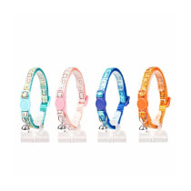 Duvo+ Cat Collar Retro Squares Nylon Mixed Colors, 20-30 cm