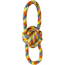 Duvo+ Cotton Rope With 2 Loops Beach For Dogs, Multicolour, 35 x 10.5 cm