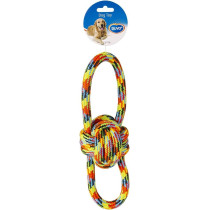 Duvo+ Cotton Rope With 2 Loops Beach For Dogs, Multicolour, 35 x 10.5 cm