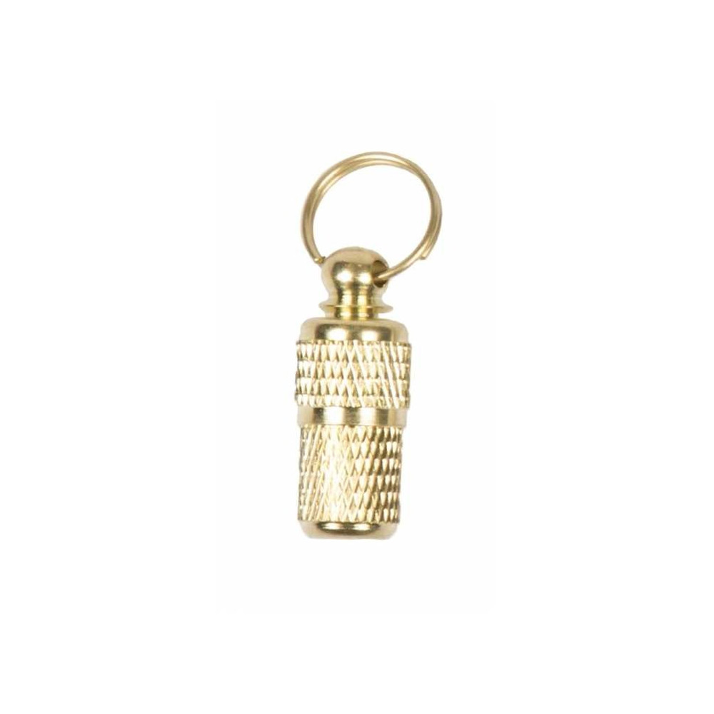 Duvo+ ID Pendant Tube For Dogs, 3 cm, Golden Colour