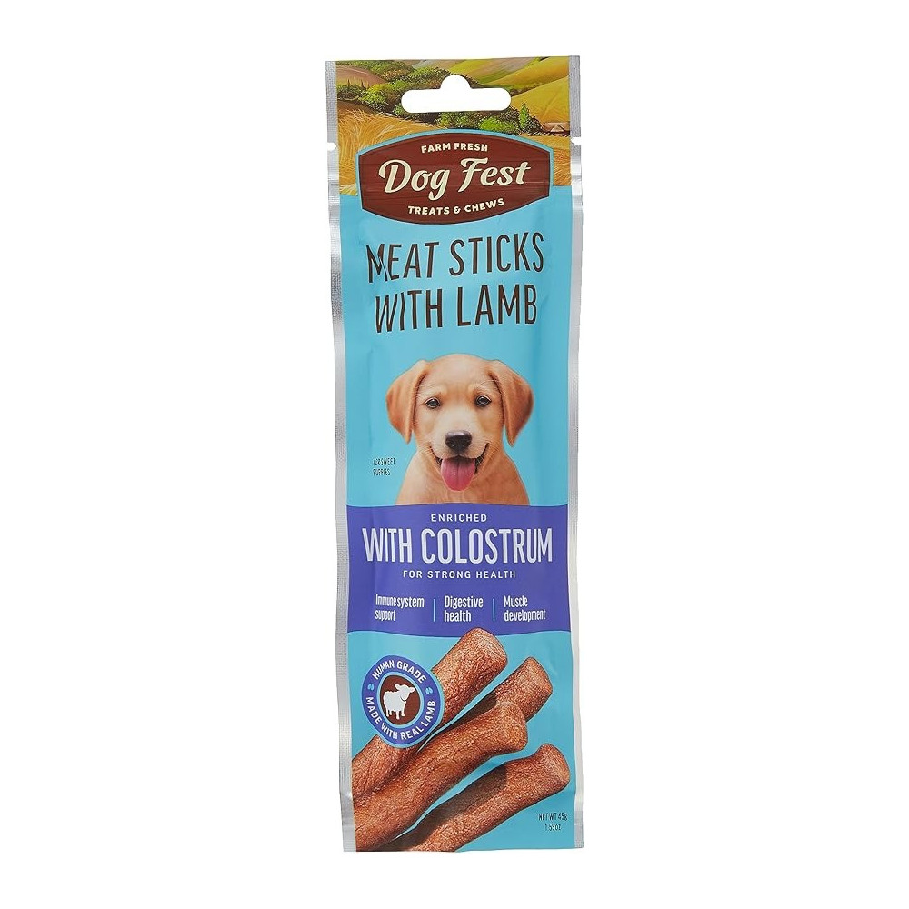 Dog Fest Lamb Stick With Colostrum For Strong Health, 45G