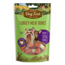 Dog Fest Turkey Meat Bones For Small Breeds, 55G