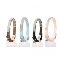 Duvo Plus Cat Collar Diamonds, Adjustable Outdoor Quality And Stretchable With Bell, 20-30Cm/10Mm