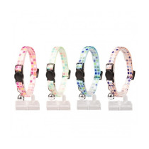Duvo Plus Cat Collar Candy Pattern Nylon, Mixed Colors, 20-30Cm/10Mm