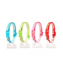 Duvo Plus Cat Collar Nylon, Mixed Colors, 20-30Cm/10Mm, Cool Cats