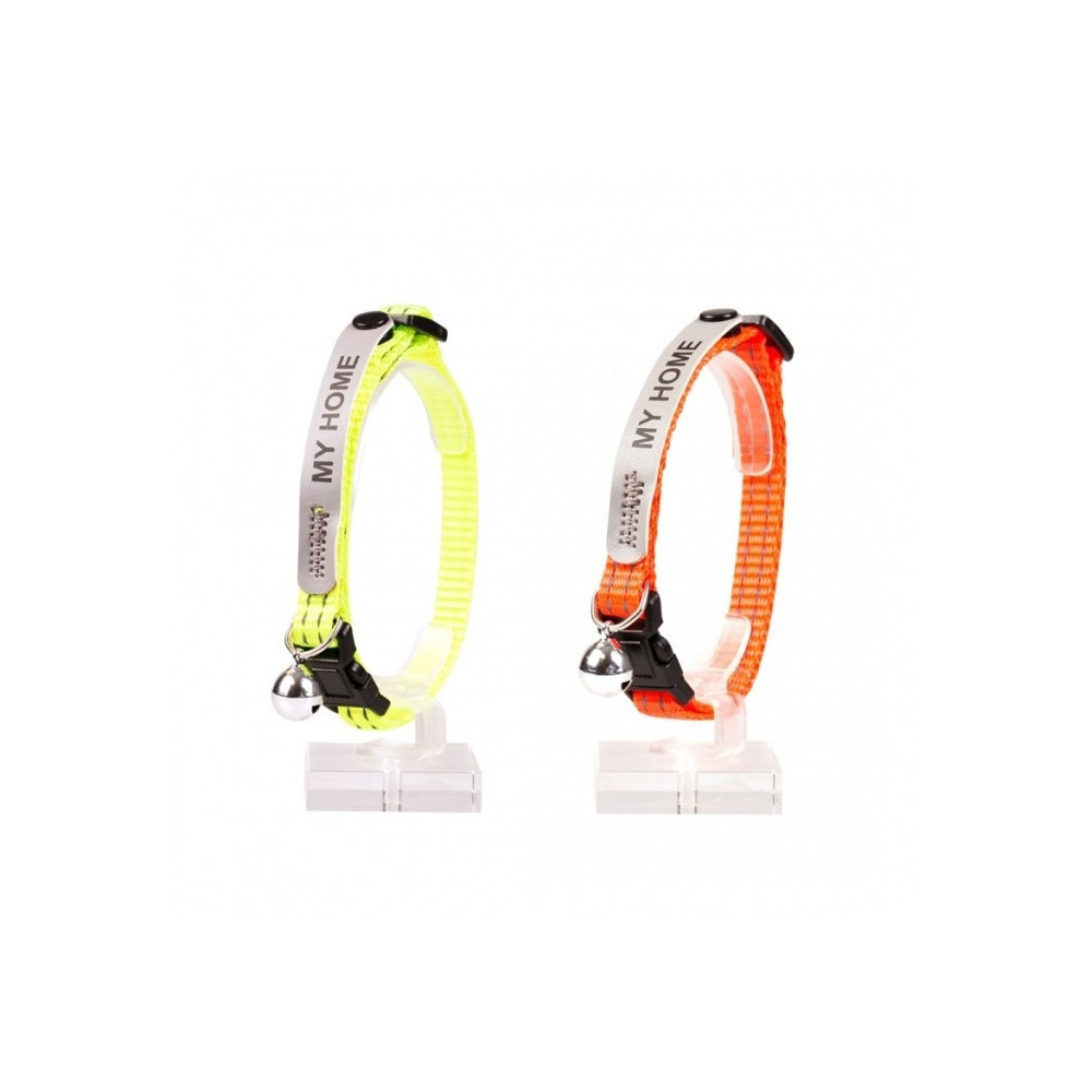 Duvo Plus Cat Collar Reflective, Outdoor Quality With Bell And Address Compartment, 20-30Cm/10Mm