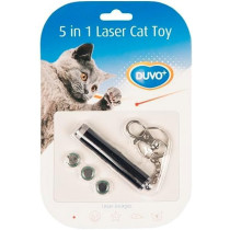 Duvo+ Cattoy Laser Pointer Catch The Light 5 In 1 Cat Play 5 Images To Catch, 13 x 2.5 x 1