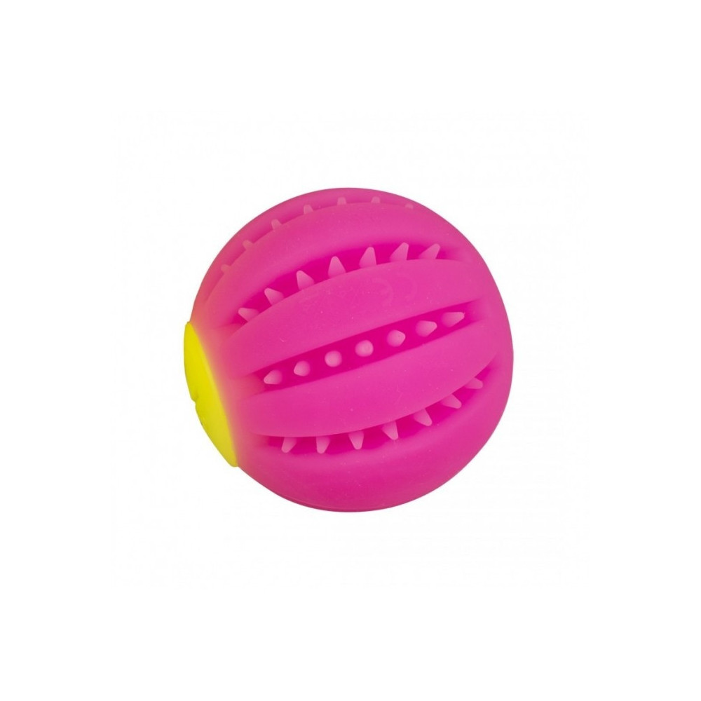 Duvo+ Led Flash Ball For Dog, Pink Colour, 10 Cm