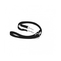 Duvo+ Adjustable Nylon Dog Lead, 200 Cm/25 Mm, Black