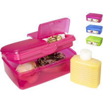 Sistema Lunch Box With 4 Compartments And Water Bottle