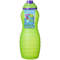 Sistema Twist N Sip Davina Water Bottle 700ml, Green/Purple