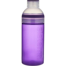 Sistema Trio Bottle With Leakproof 580ml, Portable With Screw Top Lid, Purple