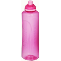 Sistema Twist N Slip Helix Squeeze Bottle With Lid 480ml, Pink