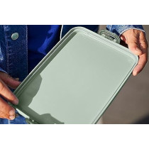 Mepal Lunch Box Take a Break Flat Compartment Lunch Box Ideal for Meal Prep, Sandwich Box, Dishwasher Safe, Capacity 800 ml, Nordic Blue