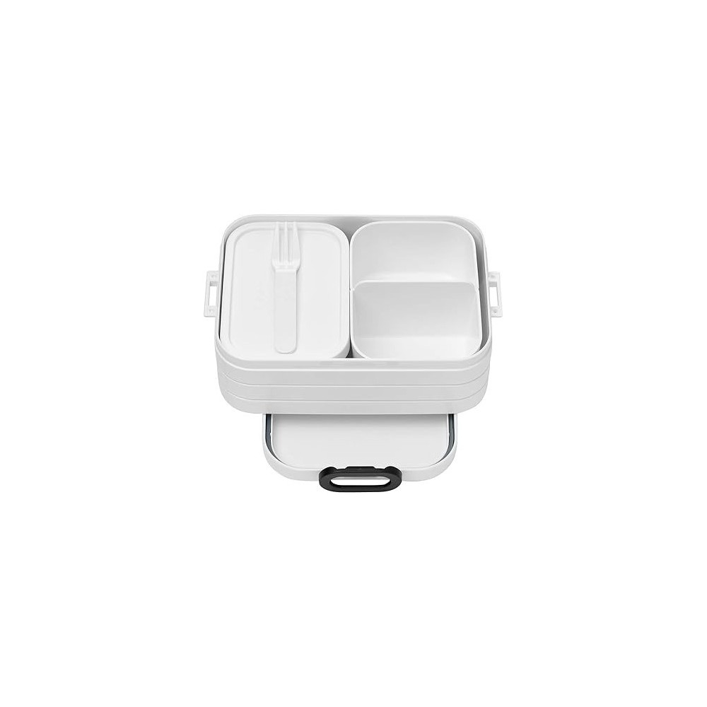 Mepal 107632130600 Bento Lunch Box Take A Break Midi, TPE/pp/abs, 900 milliliters, White
