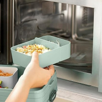 Mepal 107632130600 Bento Lunch Box Take A Break Midi, TPE/pp/abs, 900 milliliters, White