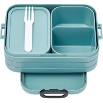 Mepal 107635692400 Large Bento Lunch Box Take A Break, tpe/pp/abs, Nordic Green