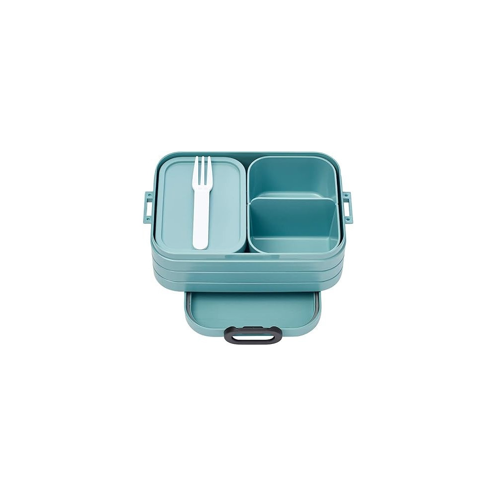 Mepal 107635692400 Large Bento Lunch Box Take A Break, tpe/pp/abs, Nordic Green
