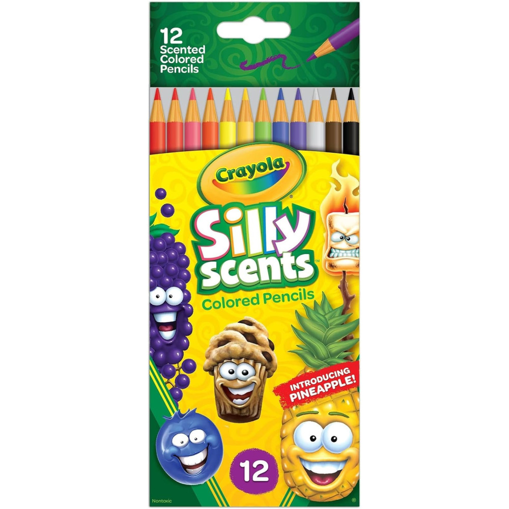 Crayola Silly Scents Colored Pencils, Multi-Colour, Cy68-2112, 803441