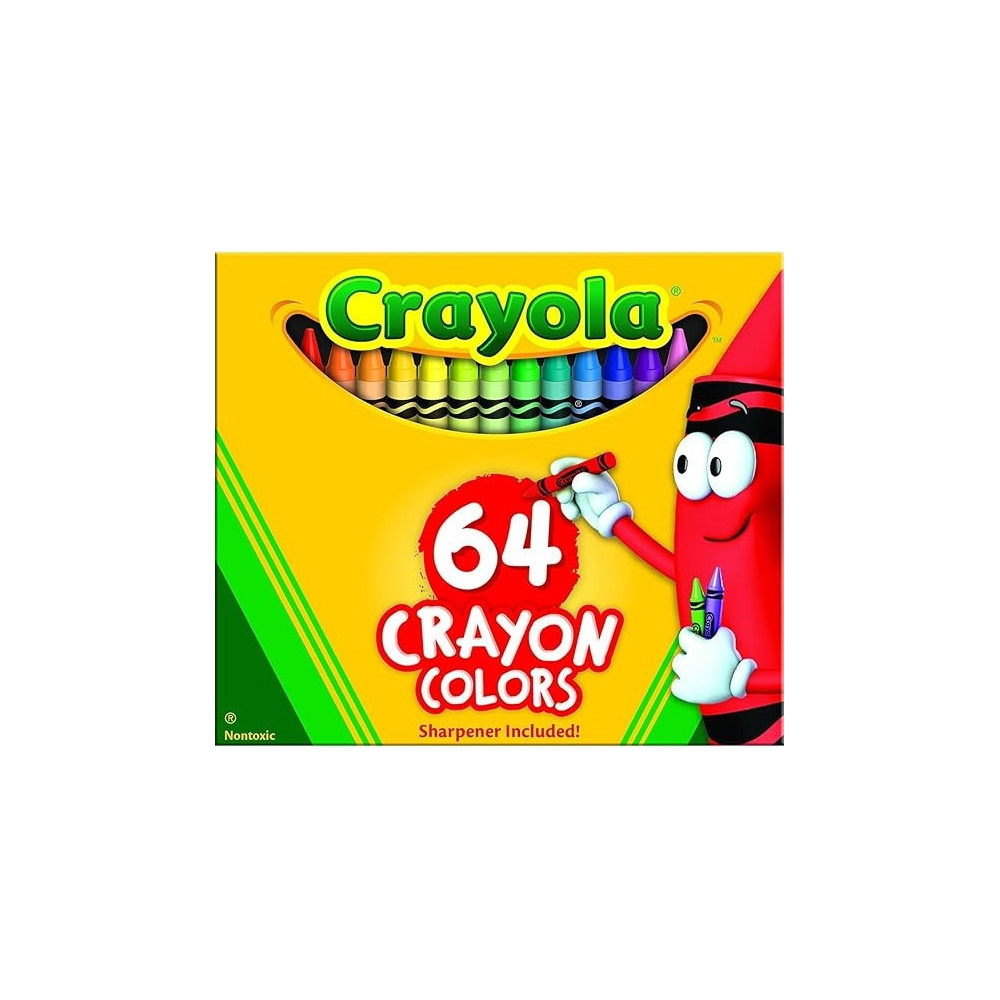 Crayola Classic Color Pack Crayons, Assorted 64/Box, 803724