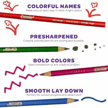 Crayola Colored Pencils, Multi-Colour, Long, 24 Count, Cy68-4024, 803729