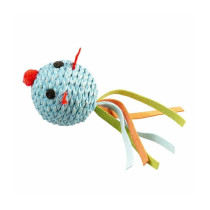 Duvo+ Jolly Blue Ball Mouse For Cats, 13 x 4.5 x 5 cm